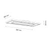 Plafonnier Surisultana LED Bois clair, 2 lumières