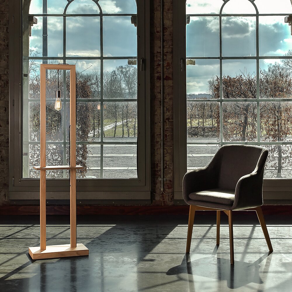 Lampadaire Bernal Écru, 1 lumière main product photo
