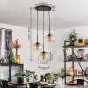 Suspension - Verre Apedo Ambre, Clair, 3 lumières