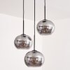 Suspension - Verre Apedo Fumé, 3 lumières