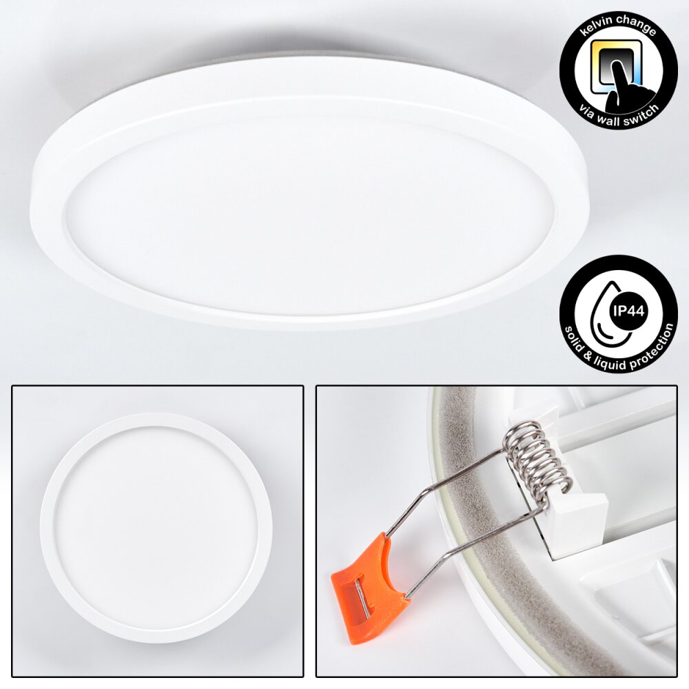 Spot encastrable Pawcatuck LED Blanc, 1 lumière main product photo