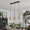 Suspension - Verre Gastor Ambre, 3 lumières