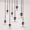 Suspension - Verre Koyoto Clair, 8 lumières