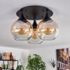 Plafonnier Azurara Noir, 3 lumières