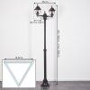 Réverbère Naofe Noir, 2 lumières