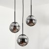Suspension - Verre Gastor Fumé, 3 lumières