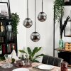 Suspension - Verre Gastor Fumé, 3 lumières