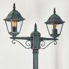 Réverbère Naofe Vert, Noir, 2 lumières
