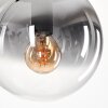 Suspension - Verre Gastor Clair, Fumé, 3 lumières