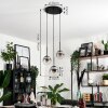Suspension - Verre Gastor Clair, Fumé, 3 lumières