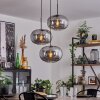 Suspension - Verre Apedo Fumé, 3 lumières