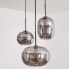 Suspension - Verre Apedo Fumé, 3 lumières
