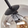 Plafonnier - Verre Gastor Ambre, Clair, Fumé, 5 lumières
