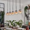 Suspension - Verre Gastor Ambre, Clair, 5 lumières