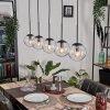 Suspension - Verre Gastor Clair, 5 lumières