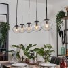 Suspension - Verre Gastor Clair, 5 lumières