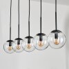 Suspension - Verre Gastor Clair, 5 lumières