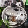 Suspension - Verre Apedo Clair, Fumé, 5 lumières