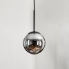 Suspension - Verre Gastor Fumé, 1 lumière