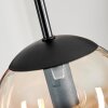 Suspension - Verre Gastor Ambre, 1 lumière