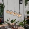 Suspension - Verre Gastor Ambre, Clair, 4 lumières
