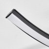 Plafonnier Casais LED Noir, 4 lumières