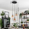 Suspension - Verre Gastor Ambre, 3 lumières