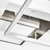 Plafonnier Wimmarp LED Chrome, Nickel mat, 1 lumière