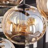 Suspension - Verre Apedo Ambre, 6 lumières