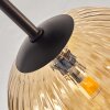 Plafonnier Chehalis Ambre, 6 lumières