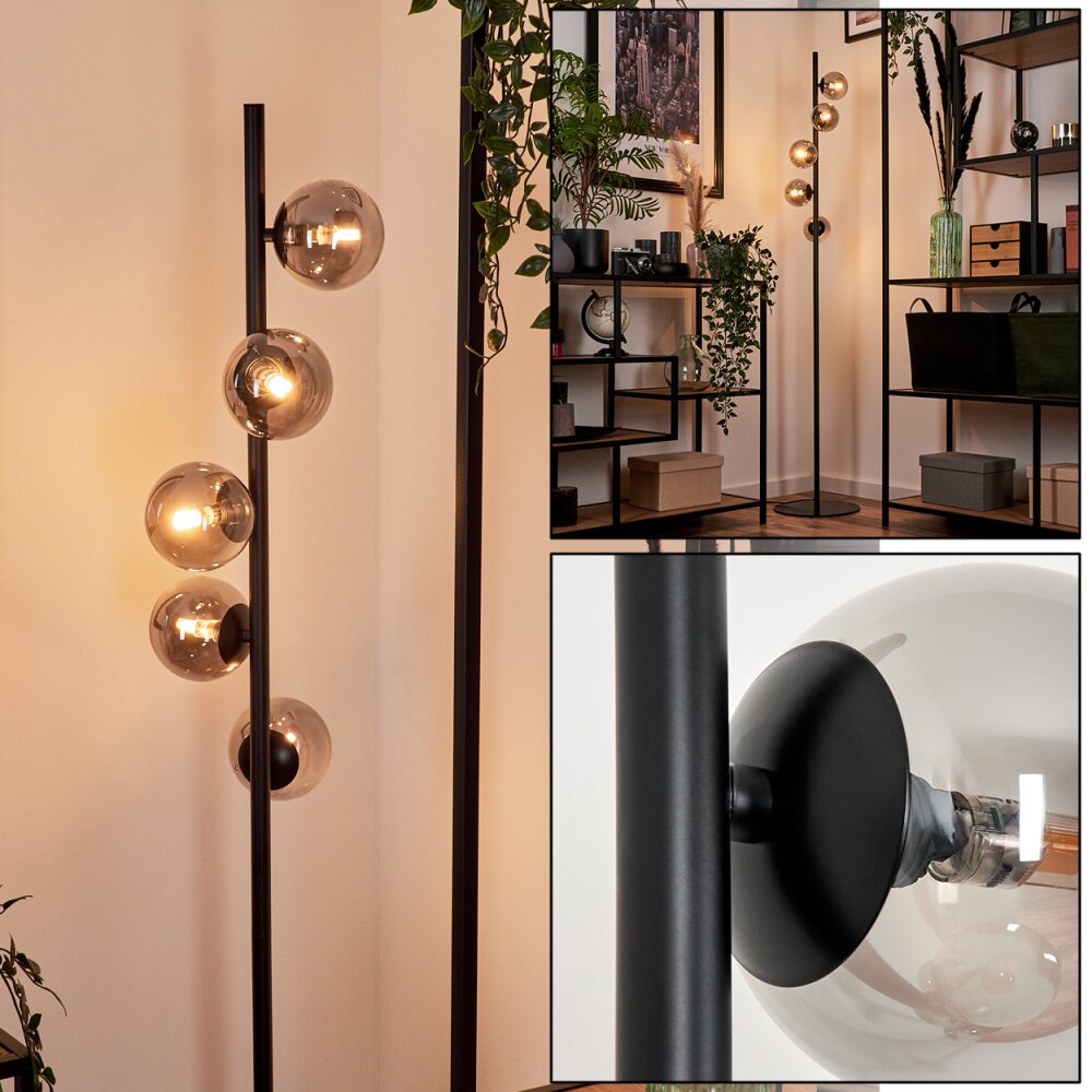 Lampadaire Remaisnil Noir, 5 lumières main product photo