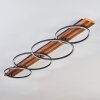 Plafonnier Pompu LED Écru, Noir, 1 lumière