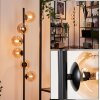 Lampadaire - Verre Remaisnil Noir, 6 lumières Lampadaire - Verre Remaisnil Noir, 6 lumières