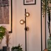 Lampadaire - Verre Remaisnil Noir, 3 lumières
