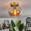 Plafonnier - Verre Apedo Laiton, 1 lumière