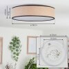 Plafonnier Parbiak LED Blanc, 1 lumière