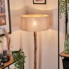 Lampadaire Saladillo Écru, Noir, 1 lumière