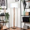 Lampadaire Saladillo Écru, Noir, 1 lumière