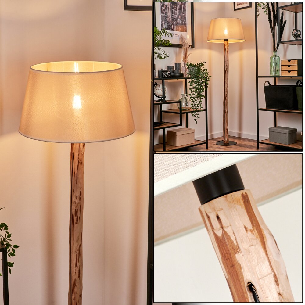 Lampadaire Bassagoda Écru, Noir, 1 lumière main product photo