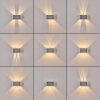 Applique murale d'extérieur Tamarin LED Gris, 1 lumière