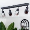Plafonnier Leteque Noir, 4 lumières