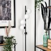 Lampadaire - Verre Remaisnil Blanc, 5 lumières