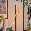 Lampadaire - Verre Remaisnil Ambre, 5 lumières