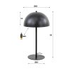 Lampe de table Shield Anthracite, 1 lumière