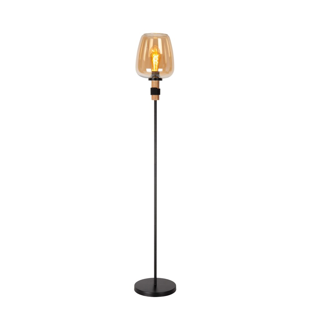 Lampadaire Lucide ILONA Noir, 1 lumière main product photo