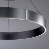 Suspension Paul-Neuhaus PURE E-CLIPSE LED Gris, 2 lumières, Télécommandes