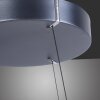 Suspension Paul-Neuhaus PURE E-CLIPSE LED Gris, 2 lumières, Télécommandes