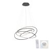 Suspension Paul-Neuhaus TESSARA LED Anthracite, 1 lumière, Télécommandes