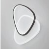 Plafonnier Lutec OVEST LED Noir, Blanc, 1 lumière
