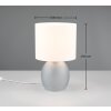 Lampe de table Trio VELA Gris, 1 lumière
